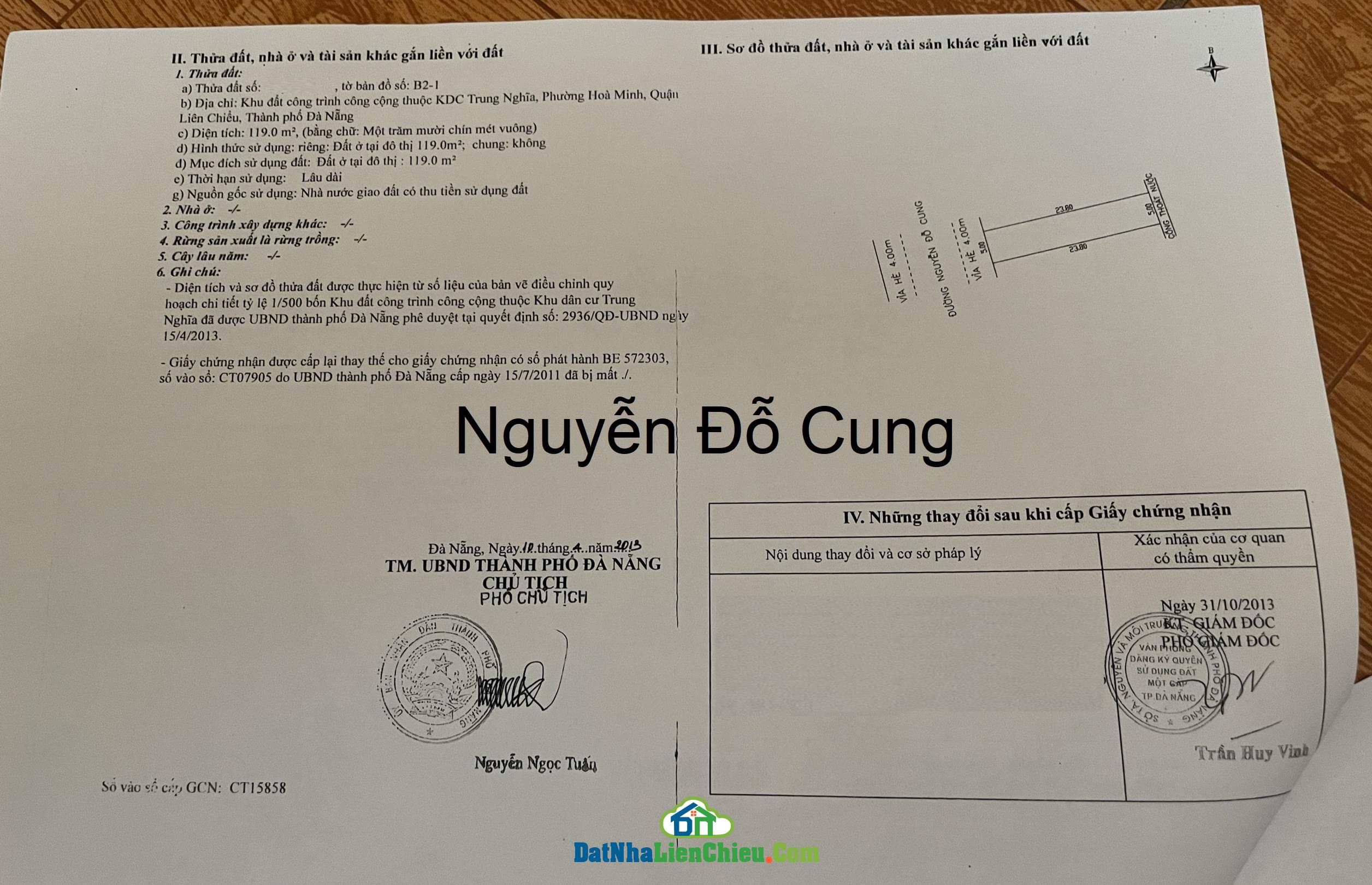 Bán đất 2 lô liền kề đường Nguyễn Đỗ Cung, Sát Bến Xe trung tâm, Hàng hiếm, Tháng 02/2024