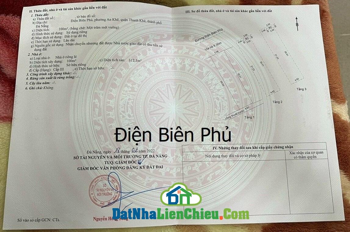 Bán Nhà 3 tầng, đường Điện Biên Phủ, Vị Trí Đẹp; Giá SIÊU RẺ 2/2024