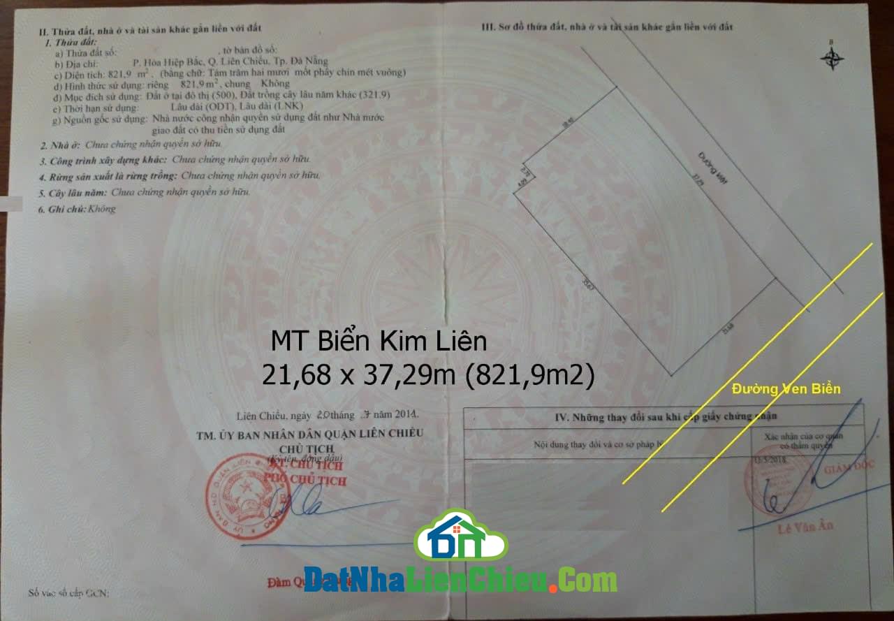 Bán Đất Đường Kè View Biển, Ngay Cổng Vào Cảng Liên Chiểu, Giá RẺ 2024