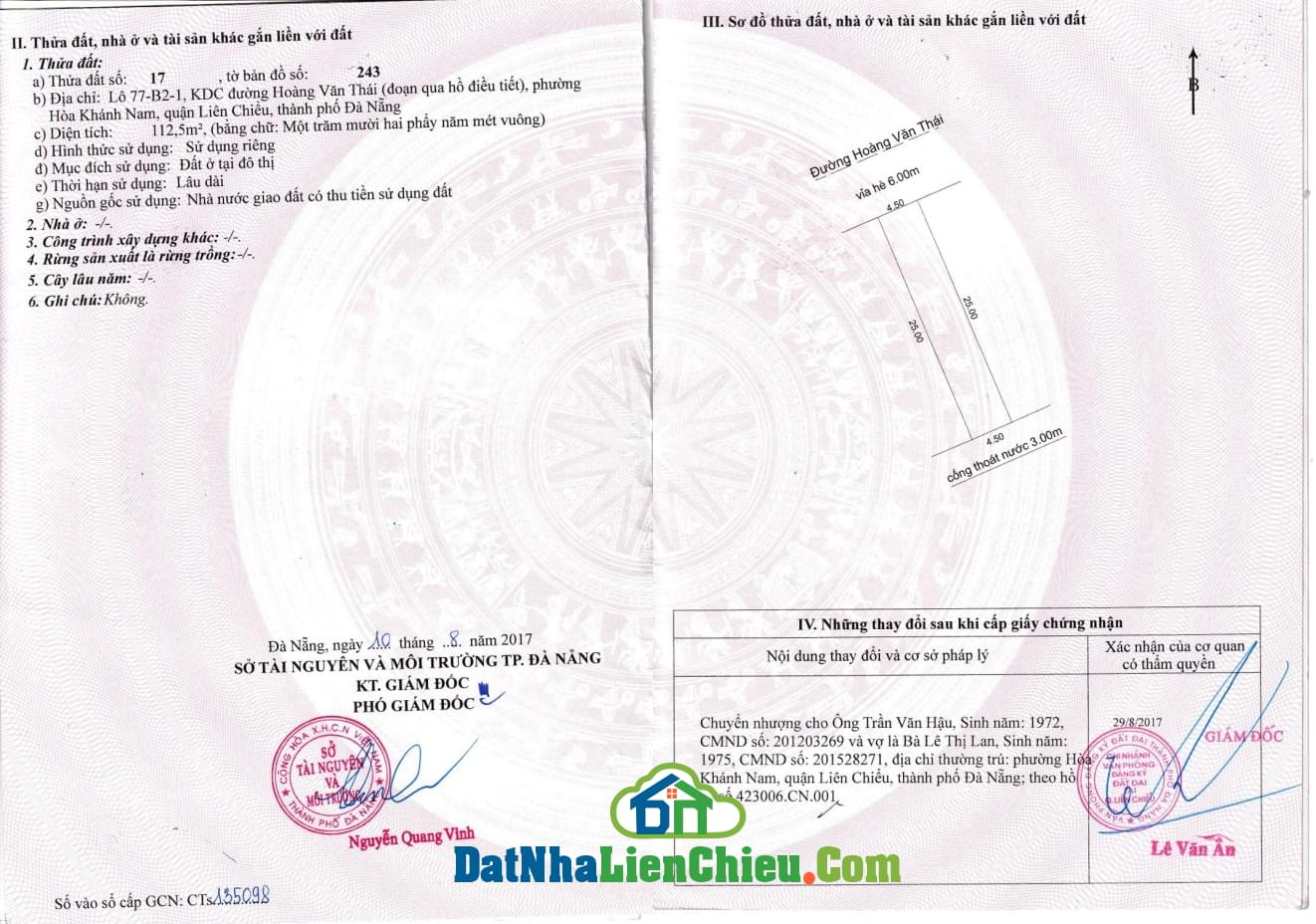 Bán đất tặng nhà kho Mặt tiền Hoàng Văn Thái, Giá 29 triệu/m2