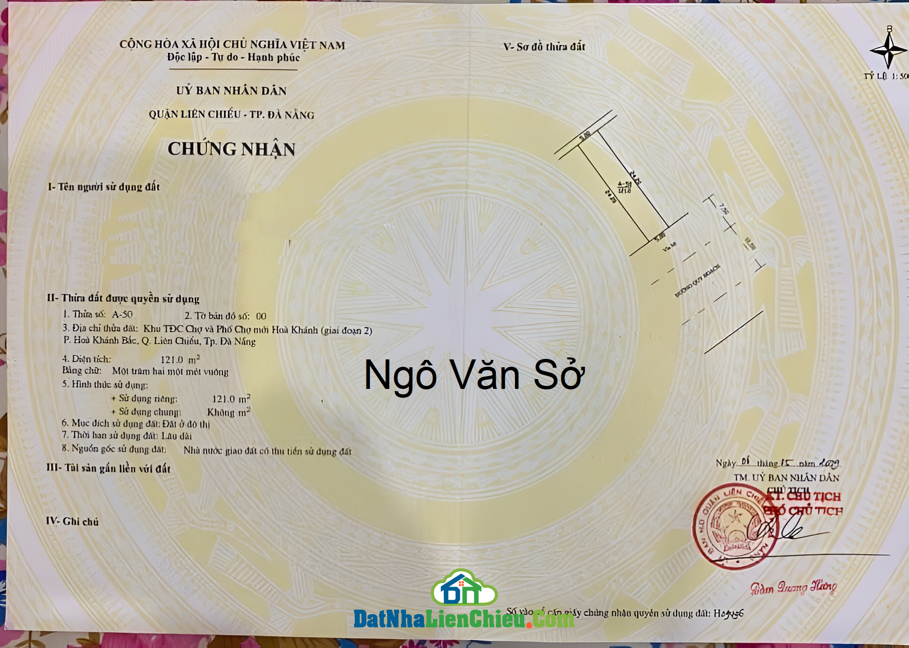 Bán đất đường Ngô Văn Sở, Hàng hiếm, Giá Rẻ, THáng 03/2024