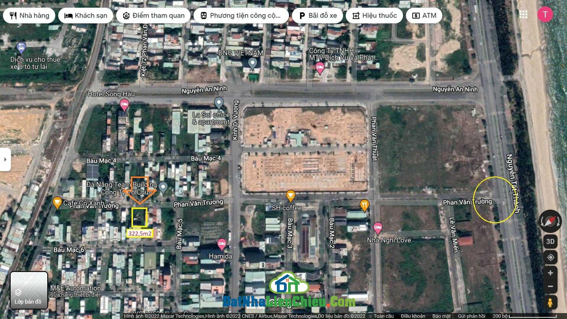 Bán đất 3 lô liền kề đường Phan Văn Trường, Sát biển, Giá Rẻ, Tháng 03/2024