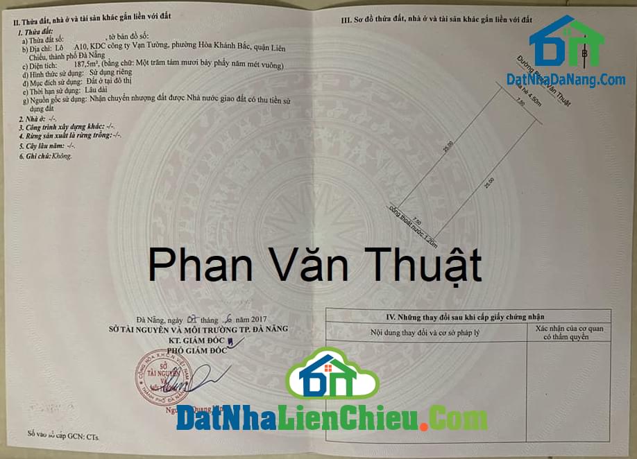 Bán Đất  đường Phan Văn Thuật, Sát Biển Xuân Thiều, Giá SIÊU RẺ 04/2024