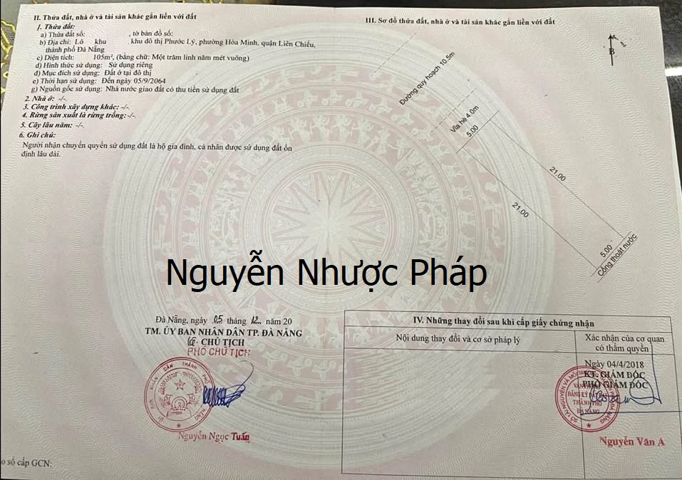 Bán Đất đường Nguyễn Nhược Pháp, Khu Đô Thị Phước Lý, Giá RẺ 2025
