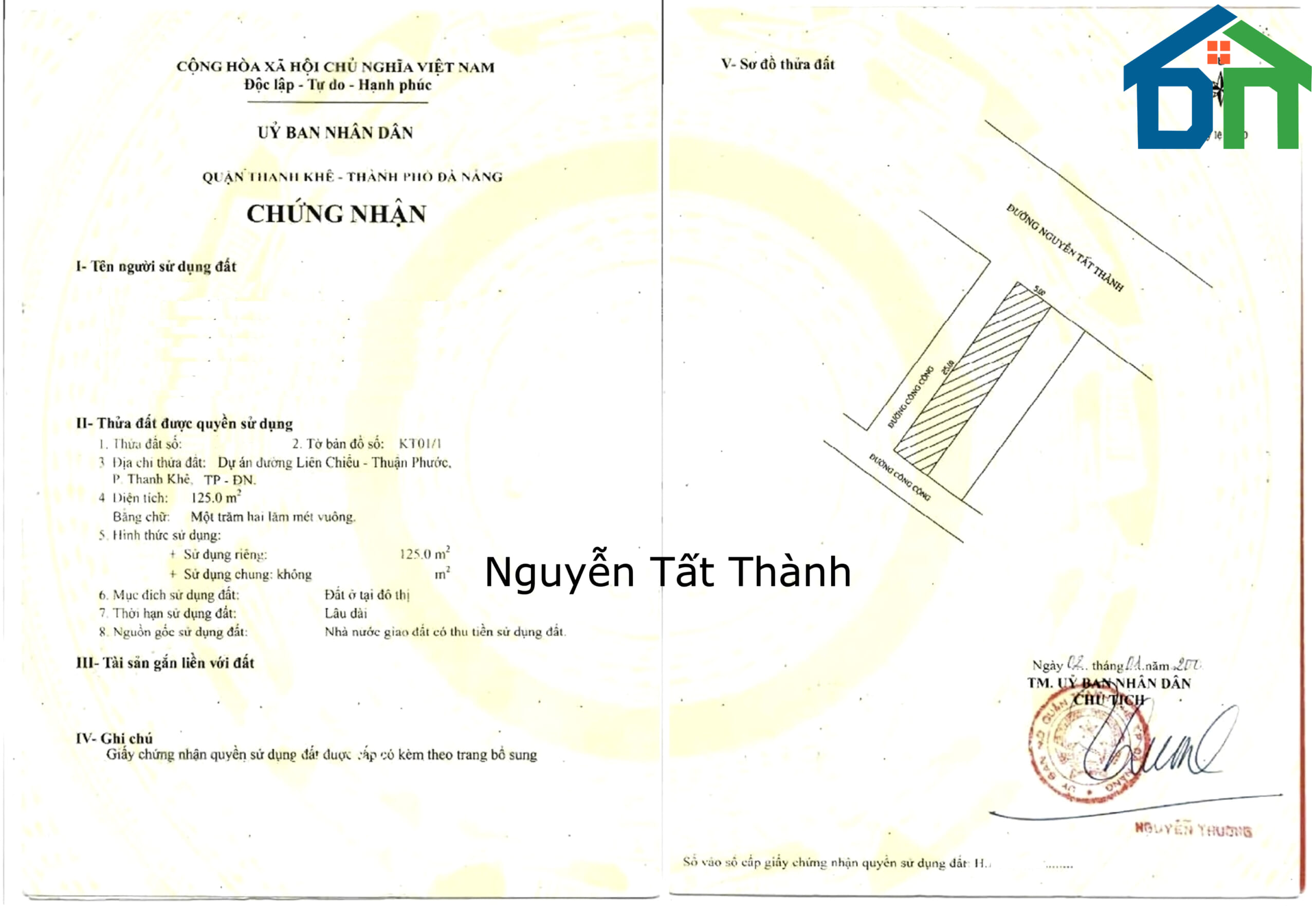 Bán Đất Lô Góc 250 m2, 3 Mặt Tiền, đường Nguyễn Tất Thành, View Biển Đà Nẵng, Vị Trí Đẹp, Giá RẺ 2026